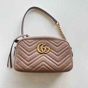 GG Marmont small matelassé shoulder bag